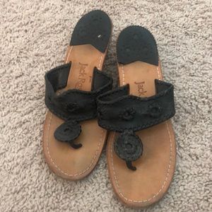 Used Jack Rodgers wedge flip flop
